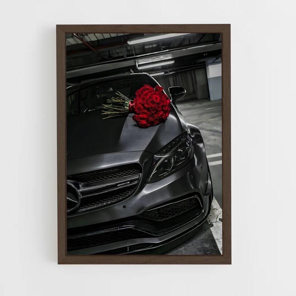 Poster La Rose et le V8 – affiche Mercedes (vue 5)